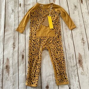 Kyte cheetah romper nwt 2t